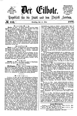 Der Eilbote Samstag 18. Mai 1872
