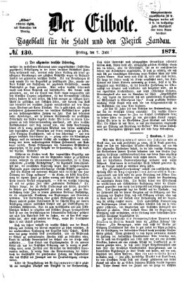 Der Eilbote Freitag 7. Juni 1872