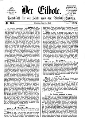 Der Eilbote Dienstag 23. Juli 1872