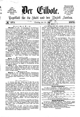 Der Eilbote Dienstag 30. Juli 1872