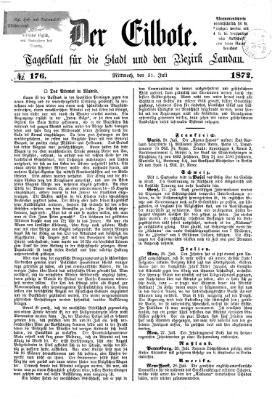 Der Eilbote Mittwoch 31. Juli 1872