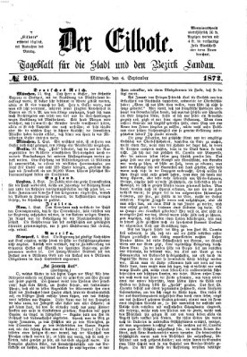 Der Eilbote Mittwoch 4. September 1872
