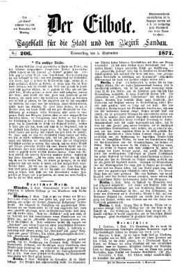 Der Eilbote Donnerstag 5. September 1872