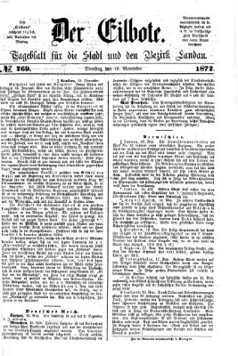 Der Eilbote Dienstag 19. November 1872