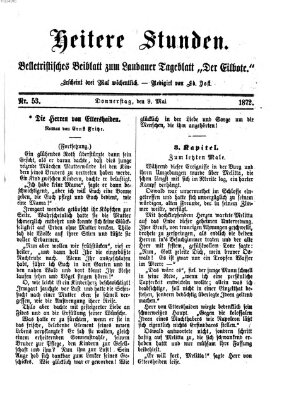 Heitere Stunden (Der Eilbote) Donnerstag 9. Mai 1872