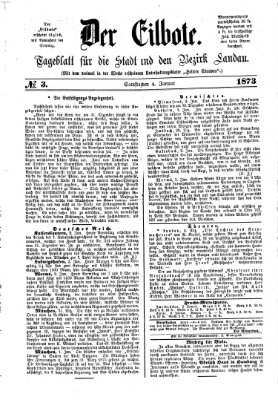 Der Eilbote Samstag 4. Januar 1873