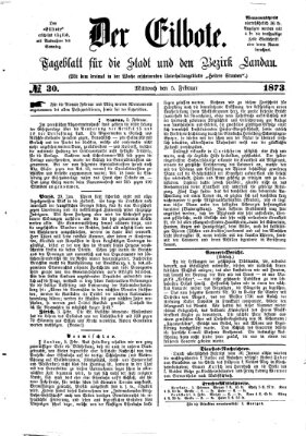 Der Eilbote Mittwoch 5. Februar 1873