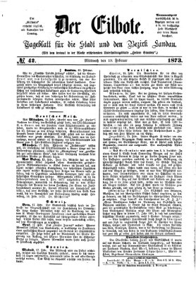 Der Eilbote Mittwoch 19. Februar 1873
