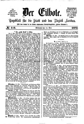 Der Eilbote Mittwoch 14. Mai 1873