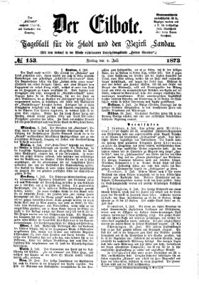 Der Eilbote Freitag 4. Juli 1873