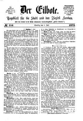 Der Eilbote Samstag 5. Juli 1873