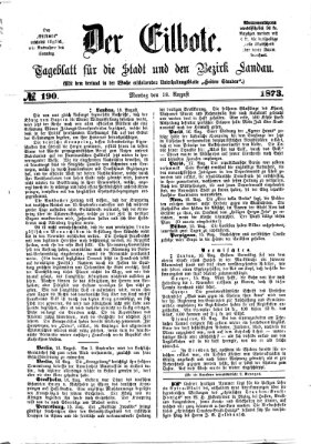 Der Eilbote Montag 18. August 1873