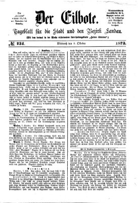 Der Eilbote Mittwoch 8. Oktober 1873