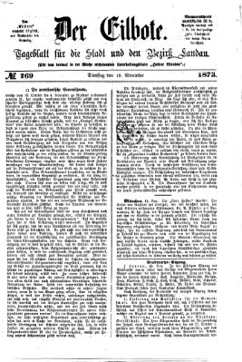 Der Eilbote Dienstag 18. November 1873
