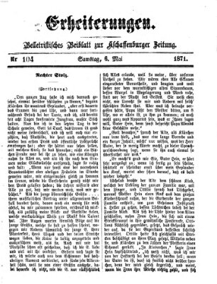 Erheiterungen (Aschaffenburger Zeitung) Samstag 6. Mai 1871