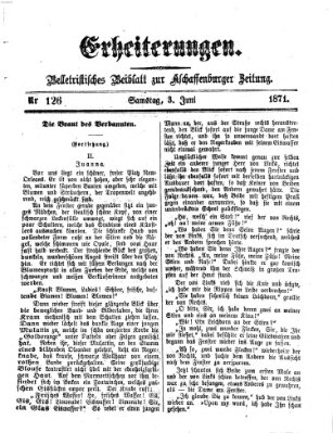 Erheiterungen (Aschaffenburger Zeitung) Samstag 3. Juni 1871