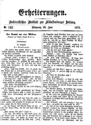 Erheiterungen (Aschaffenburger Zeitung) Mittwoch 26. Juni 1872