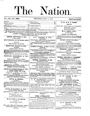 The nation Donnerstag 11. Mai 1871