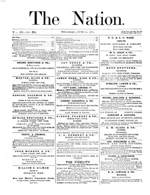 The nation Donnerstag 15. Juni 1871