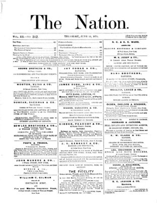 The nation Donnerstag 22. Juni 1871