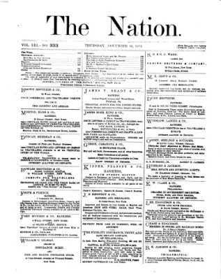 The nation Donnerstag 16. November 1871