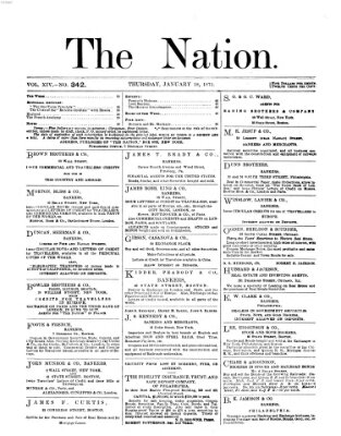 The nation Donnerstag 18. Januar 1872