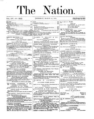 The nation Donnerstag 28. März 1872