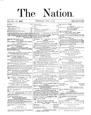 The nation Donnerstag 13. Juni 1872