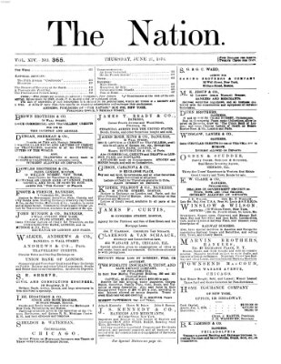 The nation Donnerstag 27. Juni 1872