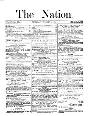 The nation Donnerstag 7. November 1872