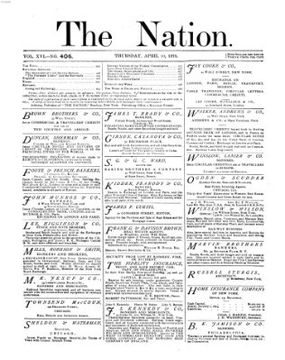 The nation Donnerstag 10. April 1873