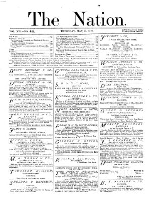 The nation Donnerstag 15. Mai 1873