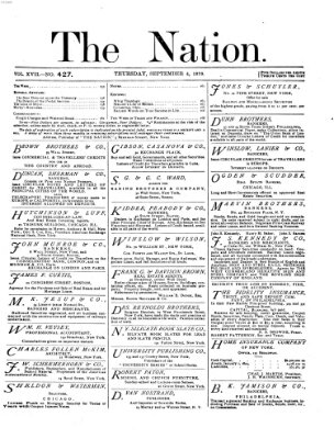 The nation Donnerstag 4. September 1873