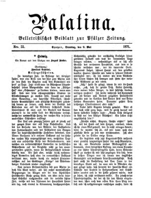 Palatina (Pfälzer Zeitung) Dienstag 9. Mai 1871