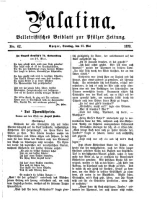 Palatina (Pfälzer Zeitung) Dienstag 27. Mai 1873