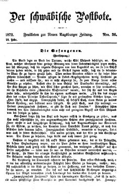 Der schwäbische Postbote (Neue Augsburger Zeitung) Mittwoch 28. Februar 1872