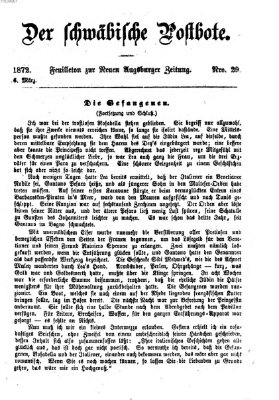 Der schwäbische Postbote (Neue Augsburger Zeitung) Mittwoch 6. März 1872