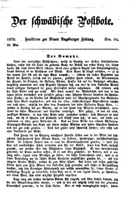 Der schwäbische Postbote (Neue Augsburger Zeitung) Montag 27. Mai 1872