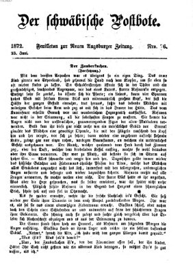 Der schwäbische Postbote (Neue Augsburger Zeitung) Sonntag 23. Juni 1872