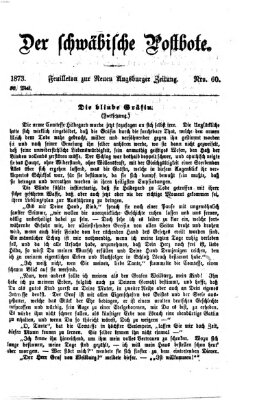 Der schwäbische Postbote (Neue Augsburger Zeitung) Freitag 30. Mai 1873