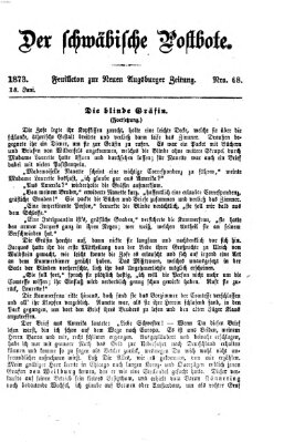Der schwäbische Postbote (Neue Augsburger Zeitung) Mittwoch 18. Juni 1873