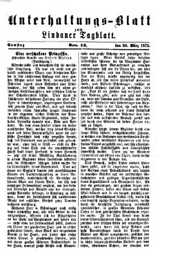 Lindauer Tagblatt für Stadt und Land Samstag 30. März 1872