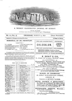 Nature Donnerstag 14. März 1872