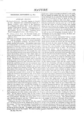 Nature Sonntag 28. September 1873