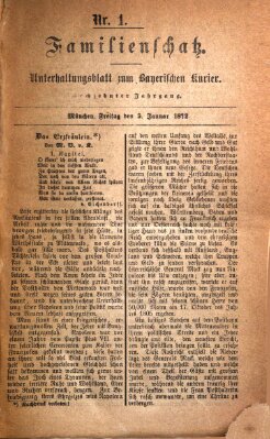 Familienschatz (Bayerischer Kurier) Freitag 5. Januar 1872