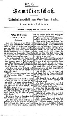 Familienschatz (Bayerischer Kurier) Dienstag 23. Januar 1872