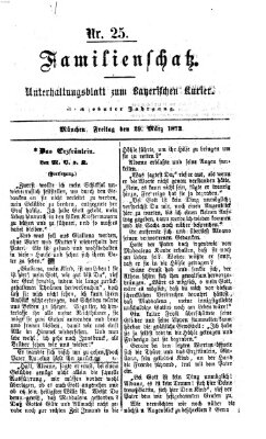 Familienschatz (Bayerischer Kurier) Freitag 29. März 1872