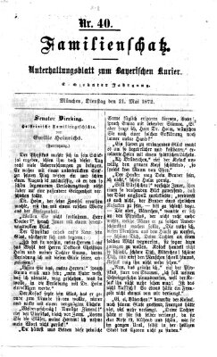 Familienschatz (Bayerischer Kurier) Dienstag 21. Mai 1872