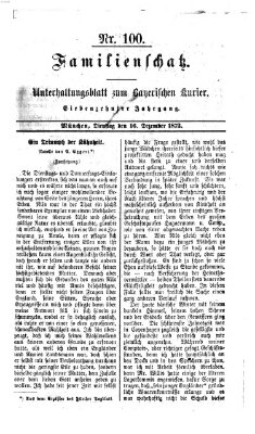 Familienschatz (Bayerischer Kurier) Dienstag 16. Dezember 1873