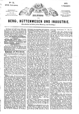 Der Berggeist Freitag 5. September 1873